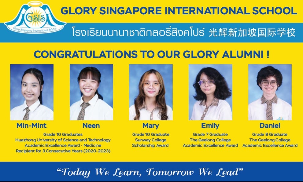 Congratulations to our Glory Alumni !! - Glory Singapore International ...